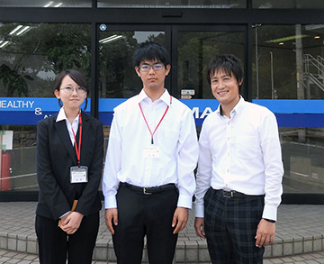 ちょっとした話➂事務局で大学生がインターンシップ！