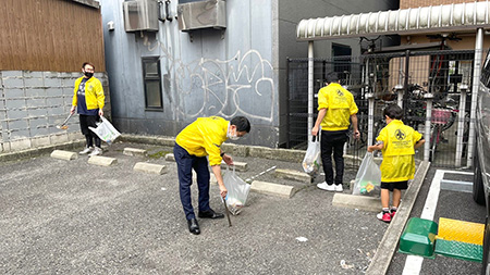ちょっとした話　「再起に向けた地域清掃」広島エリア飲食部会