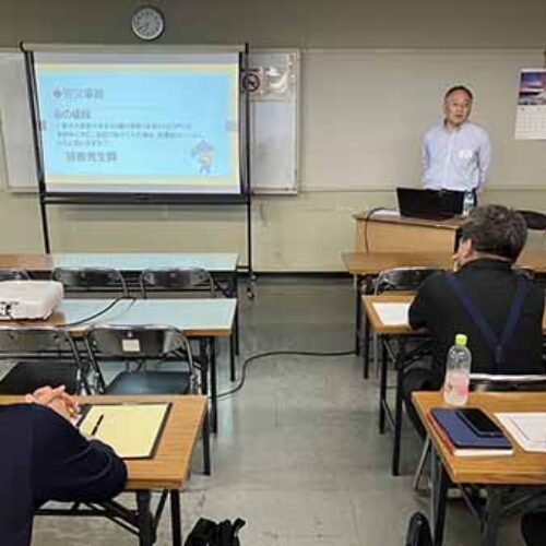 「リスクマップをつくろう～永続的な企業経営のために～」福山支部A地区会