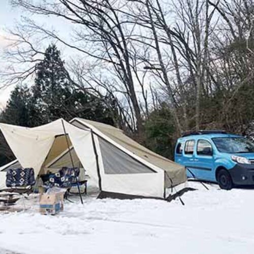 ほっと一息「キャンプって楽しい」広島中支部