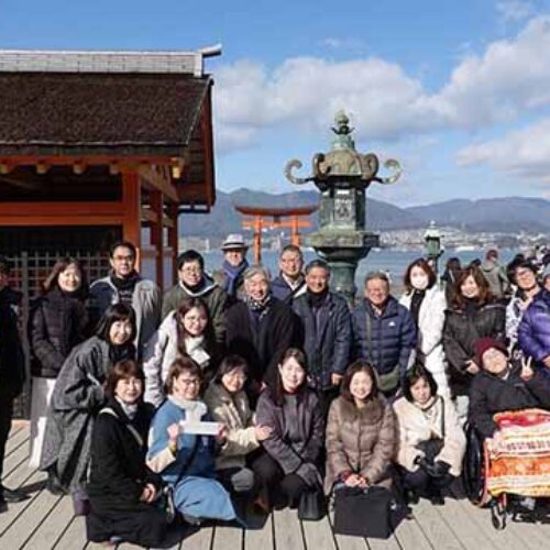 毎年恒例　佐伯地区会新年互礼会　『厳島神社参拝＆懇親会』広島西支部佐伯地区会